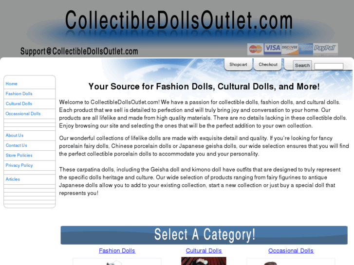 www.collectibledollsoutlet.com