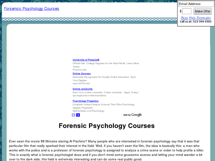 www.forensicpsychologycourses.com