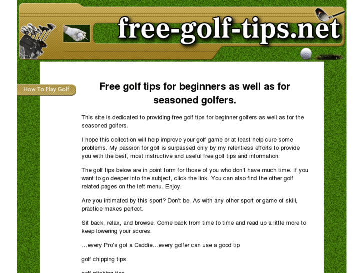 www.free-golf-tips.net