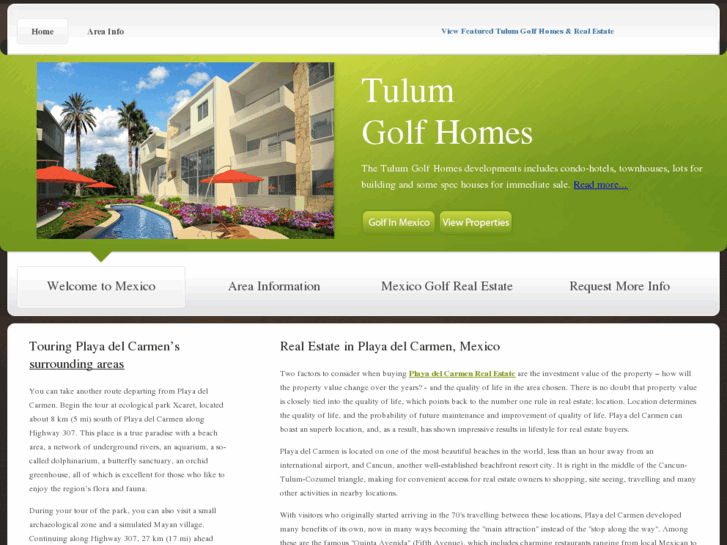 www.tulumgolfhomes.com