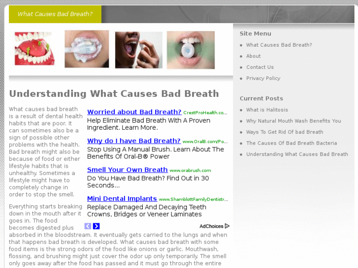 www.whatcausesbadbreath.net