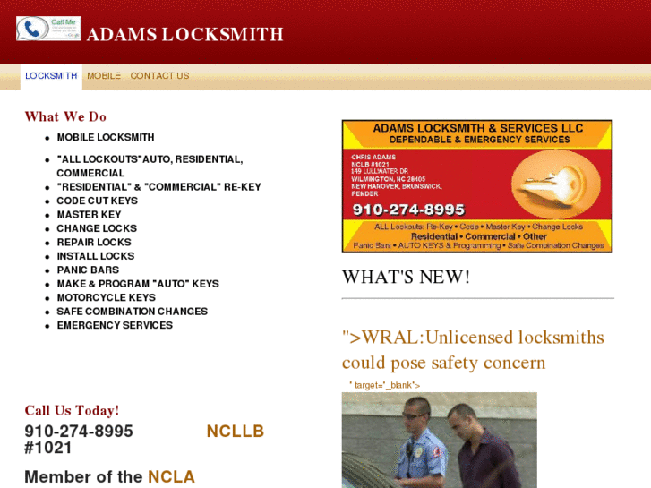 www.adamslocksmithwilmington.com