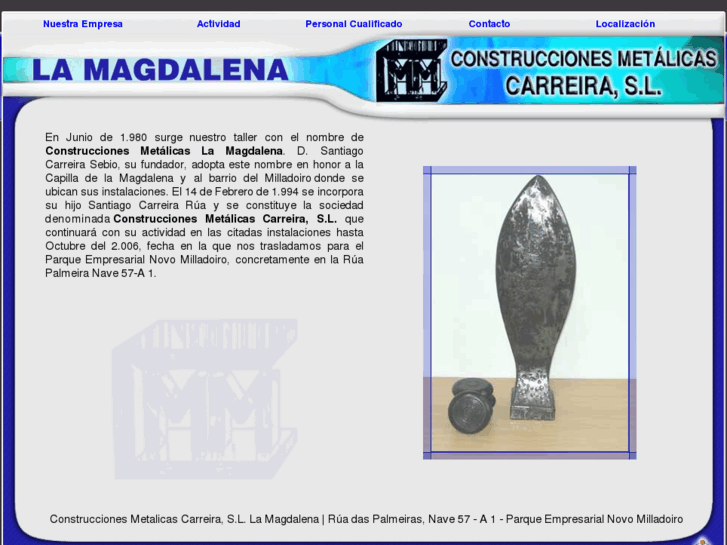 www.construccionesmetalicascarreira.es