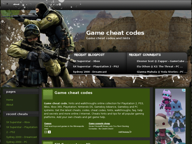 www.gamecheatscodes.co.uk