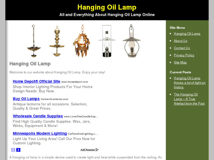 www.hangingoillamp.net