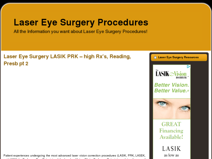 www.lasereyesurgeryprocedure.org