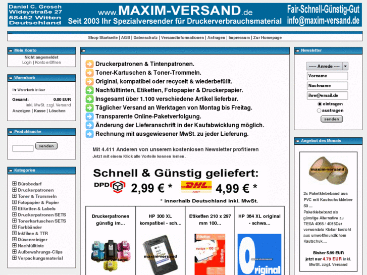www.maxim-versand.biz
