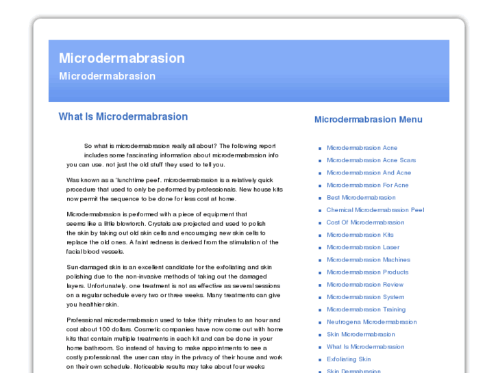 www.microdermabrasion-information.com