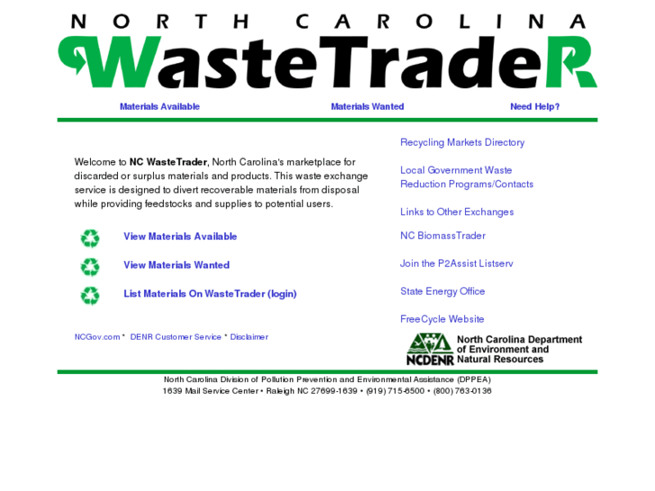 www.ncwastetrader.com