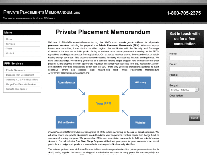 www.privateplacementsmemorandum.org