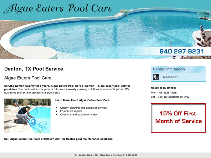 www.algaeeaterspoolservice.com