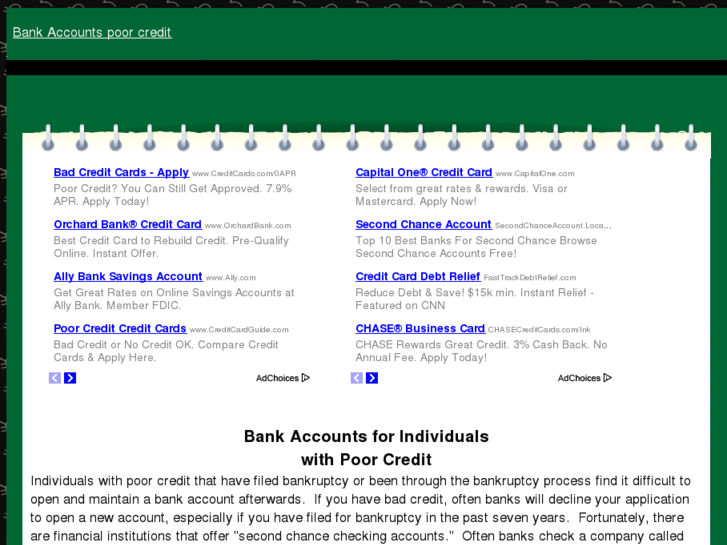 www.bankaccountspoorcredit.com