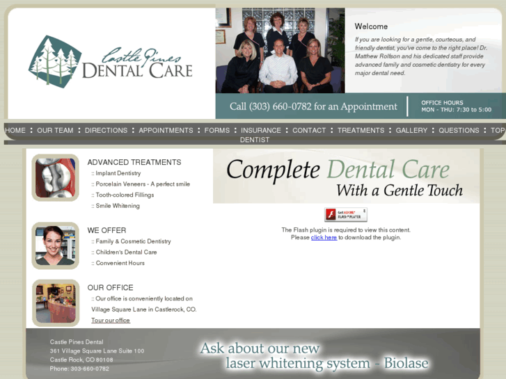 www.castlepinesdentalcare.com