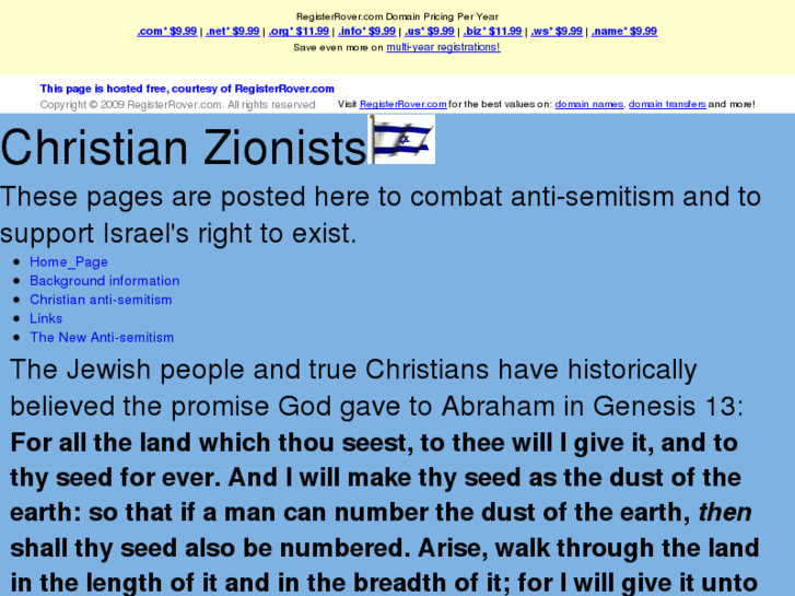 www.christianzionists.info