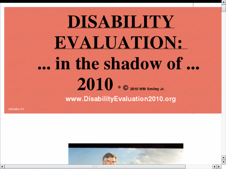 www.disabilityevaluation2010.org