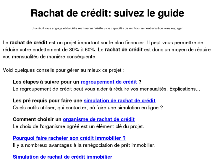 www.info-rachat-credits.com