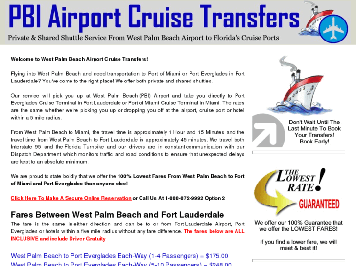 www.pbicruisetransfers.com