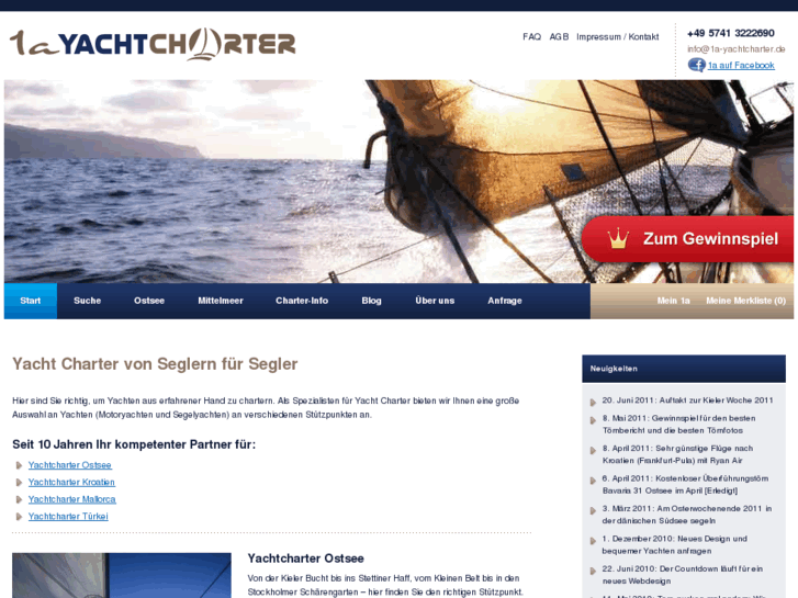 www.1a-yachtcharter.de