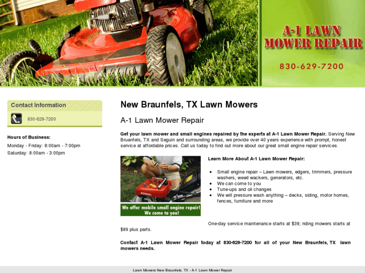 www.a-1lawnmowerrepairtx.com