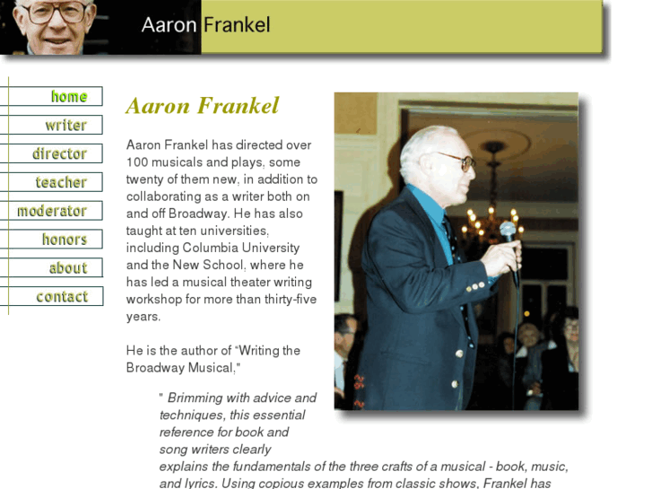 www.aaronfrankel.info