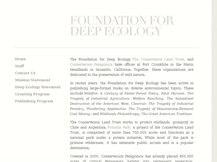 www.deepecology.org