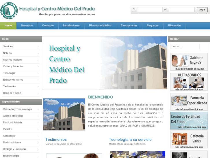 www.hospitaldelprado.com