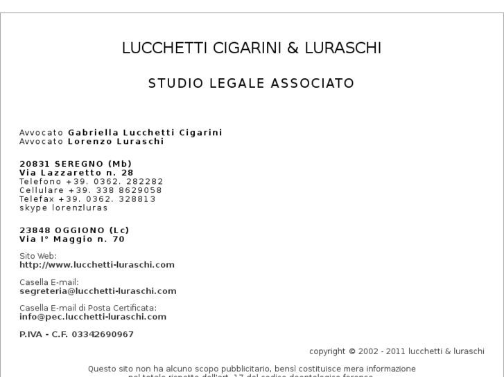 www.lucchetti-luraschi.com