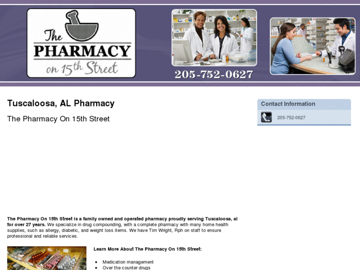 www.pharmacyonthe15thtuscaloosa.com