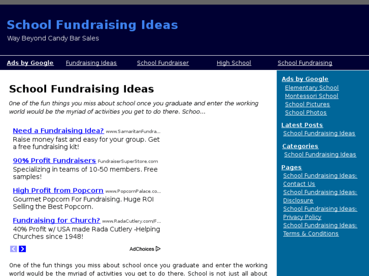 www.schoolfundraisingideas.org