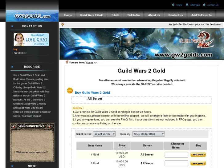 www.gw2golds.com