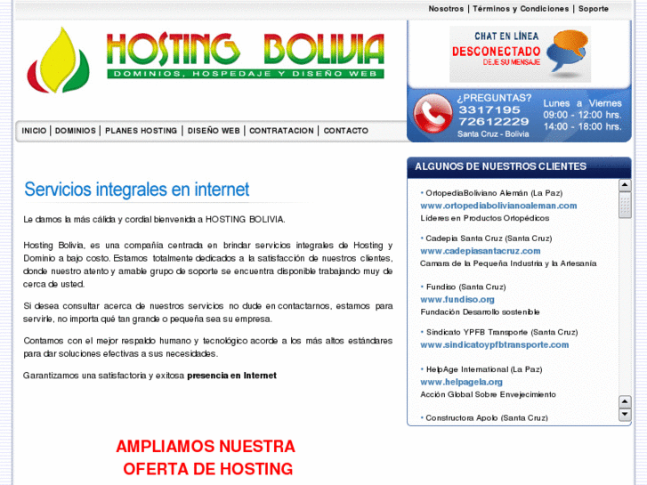 www.hostingbolivia.net