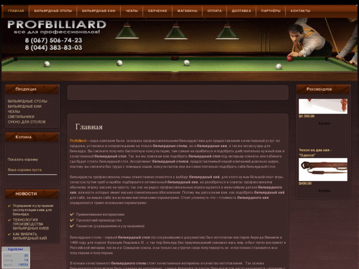 www.profbilliard.com