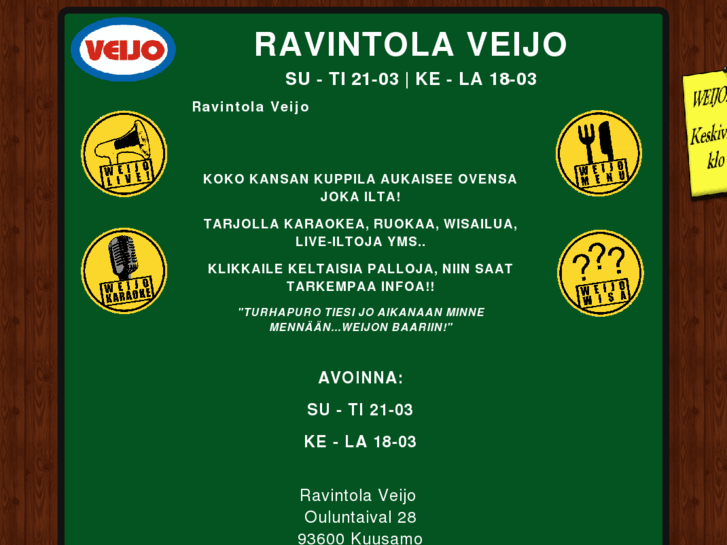 www.ravintolaveijo.com