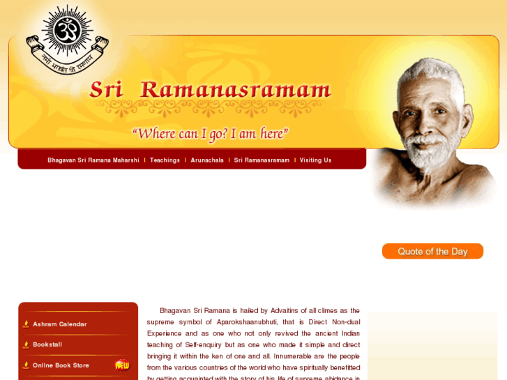 www.sriramanamaharshi.org