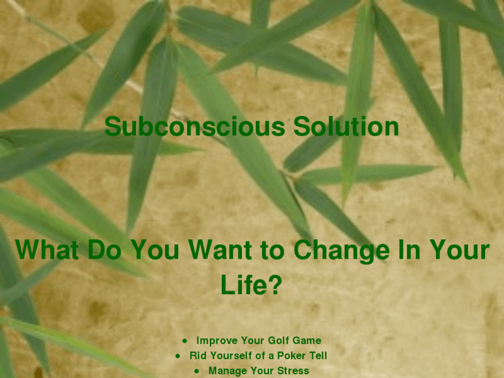 www.subconscioussolution.com