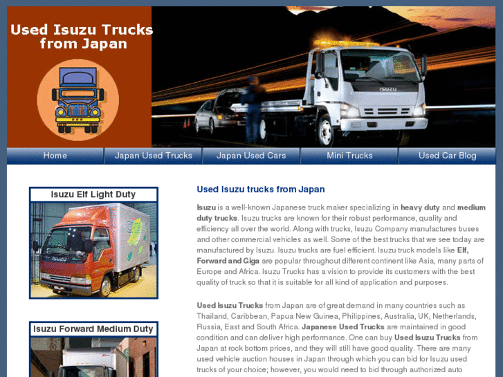 www.usedisuzutrucksjapan.com