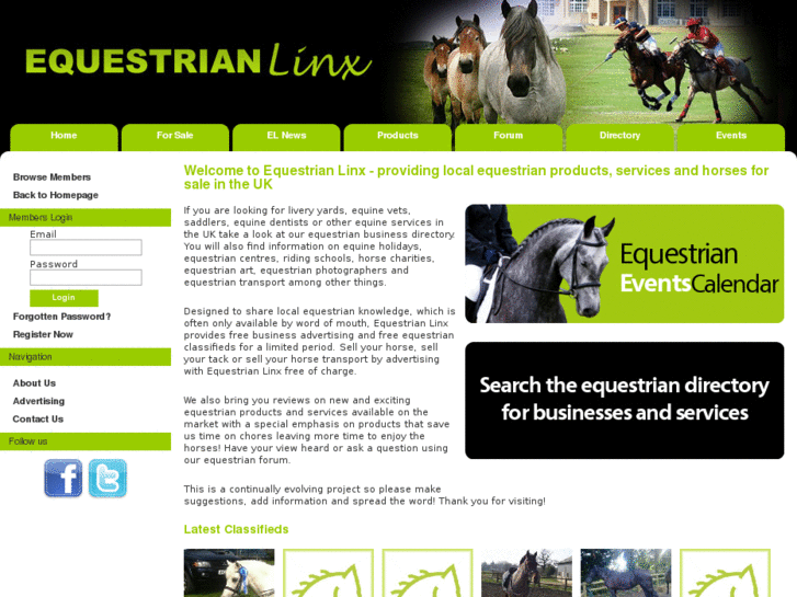 www.equestrianlinx.co.uk