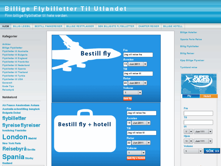www.flybillettertilutlandet.com