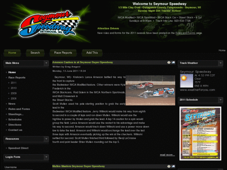 www.seymoursuperspeedway.com