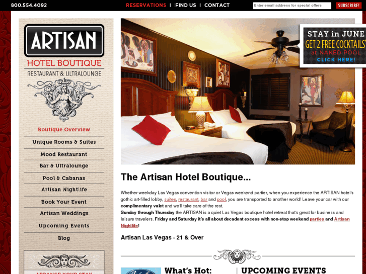 www.theartisanhotel.com