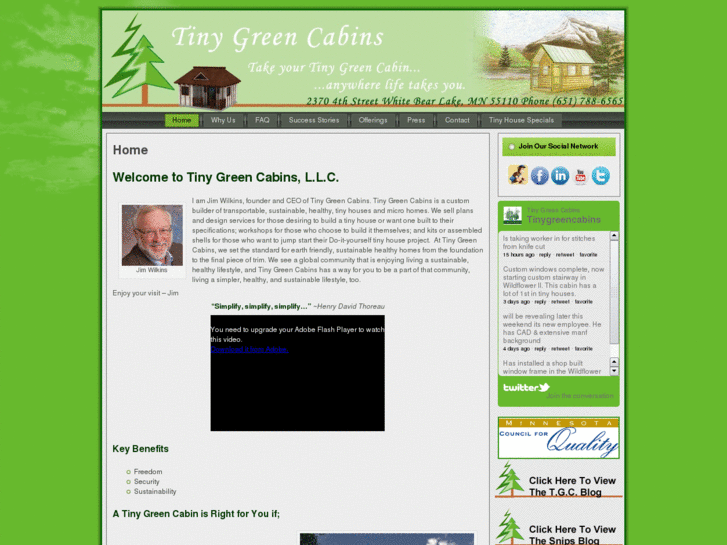 www.tinygreencabins.com