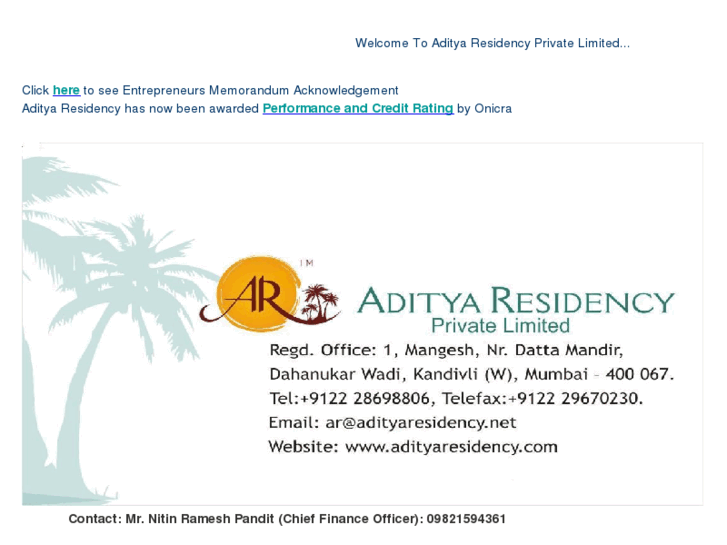 www.adityaresidency.com