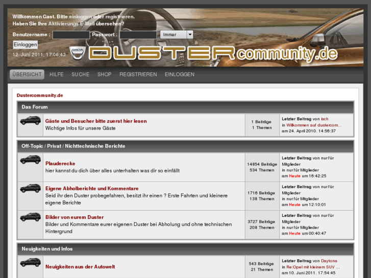 www.dustercommunity.de