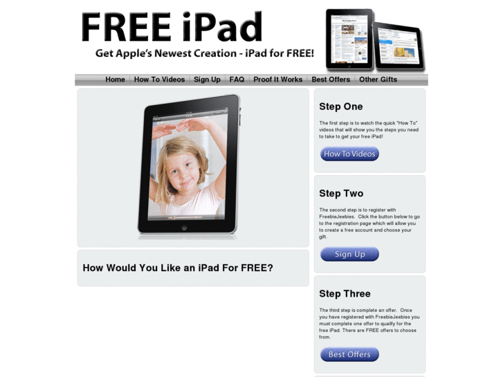 www.howtogetafreeappleipad.com