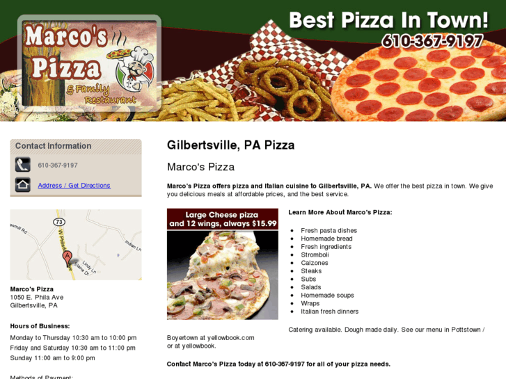 www.marcospizzagilbertsville.com