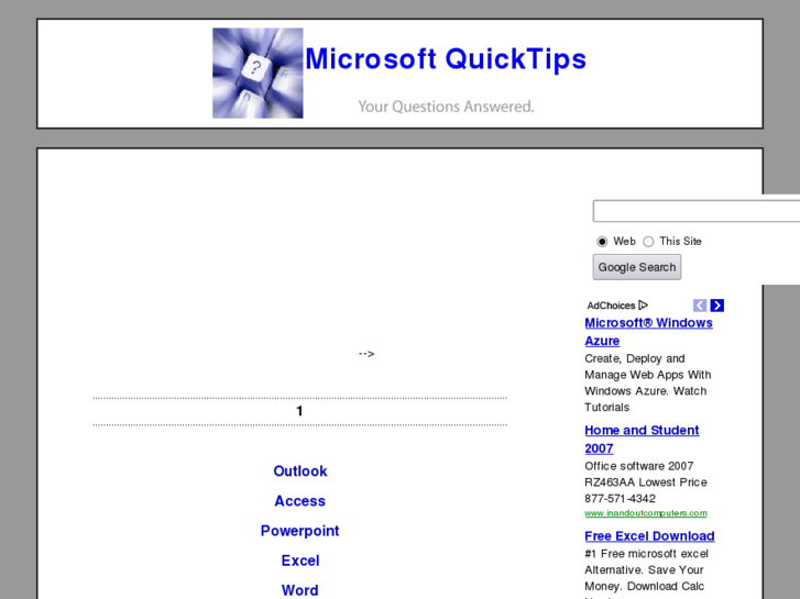 www.microsoftquicktips.co.uk