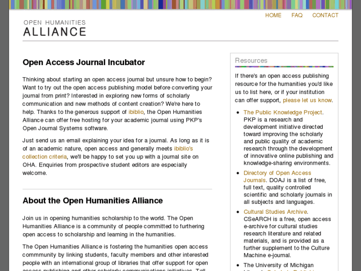 www.openhumanitiesalliance.com