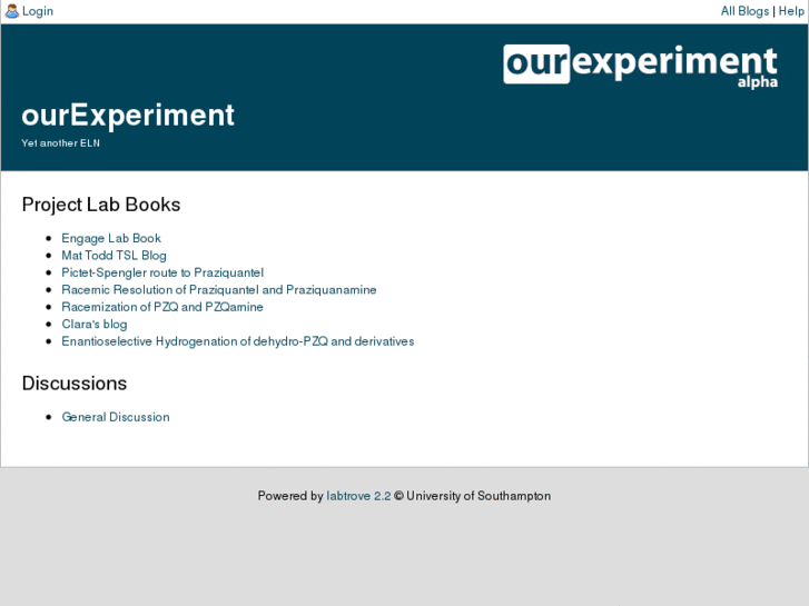 www.ourexperiment.org