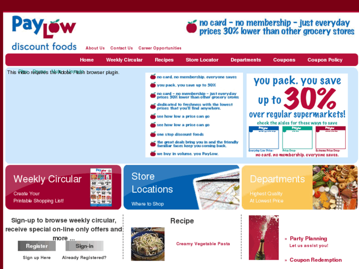 www.paylowfoods.com