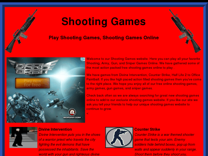 www.playfreeshootinggamesonline.com